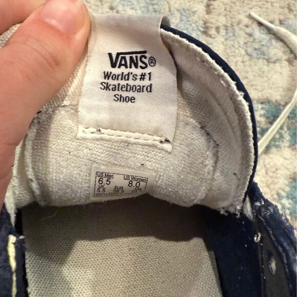 VANS Sk8 Low Reissue Retro Stripes Low Top Sneakers Size 8 - Picture 7 of 8